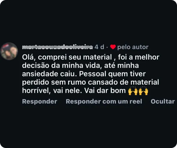 Depoimento de aluno do Protocolo